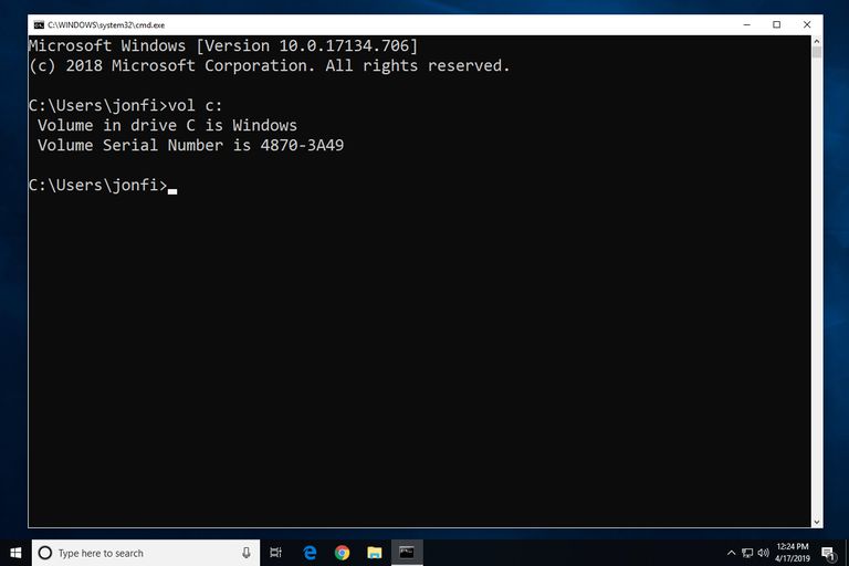 windows cmd for serial number
